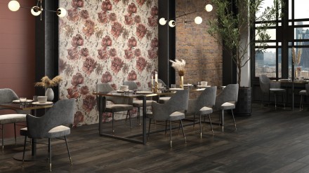 Керамическая плитка Элемент Нэве Вставка Букей 25*75