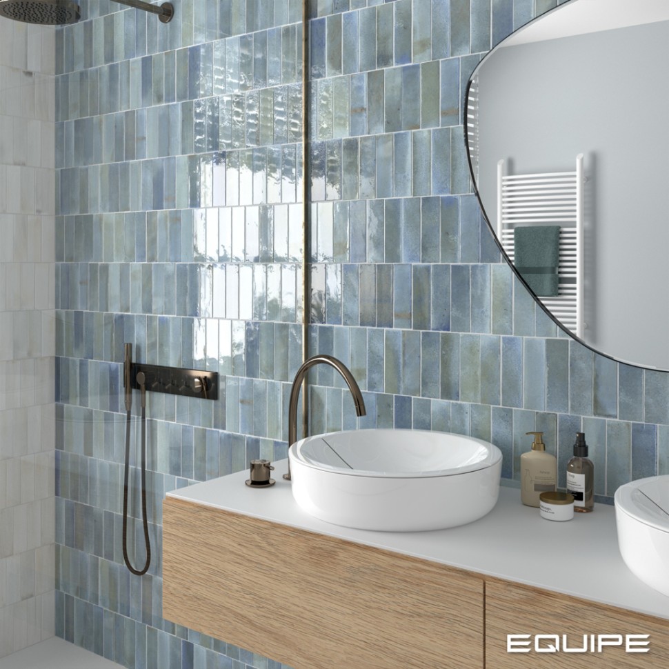 Плитка керамическая настенная 30028 HANOI ARCO Sky Blue 10x10 см