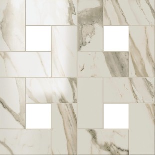 Мозаика S.M. Calacatta Gold Mosaic 45*45 Лаппато