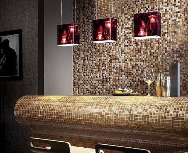 Коллекция мозаики Bonaparte Стекло с камнем