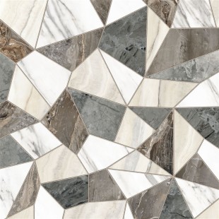 Керамогранит VITRA MarbleSet Декор Микс Терраццо Лаппато 60*60