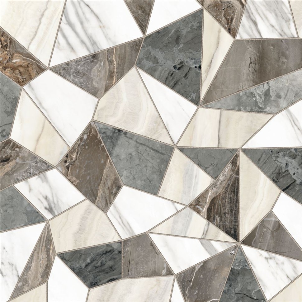 Керамогранит VITRA MarbleSet Декор Микс Терраццо Лаппато 60*60