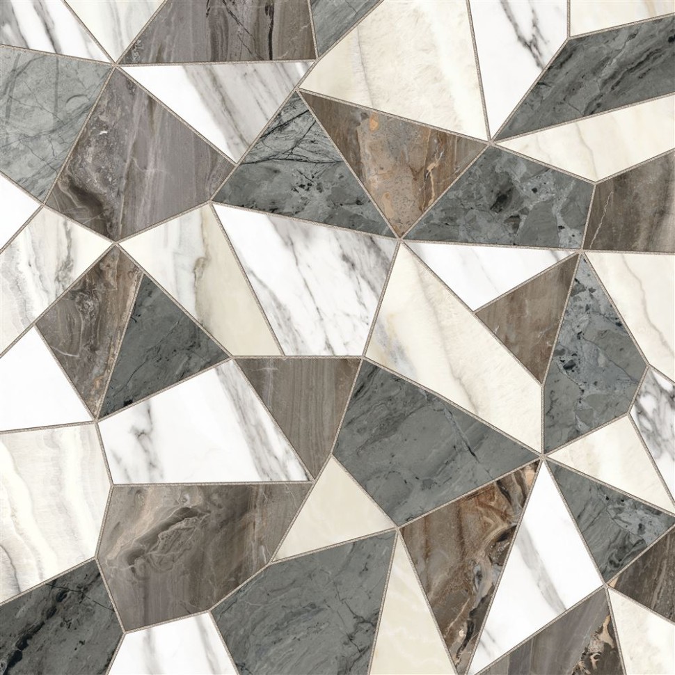 Керамогранит VITRA MarbleSet Декор Микс Терраццо Лаппато 60*60