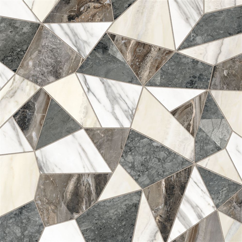 Керамогранит VITRA MarbleSet Декор Микс Терраццо Лаппато 60*60