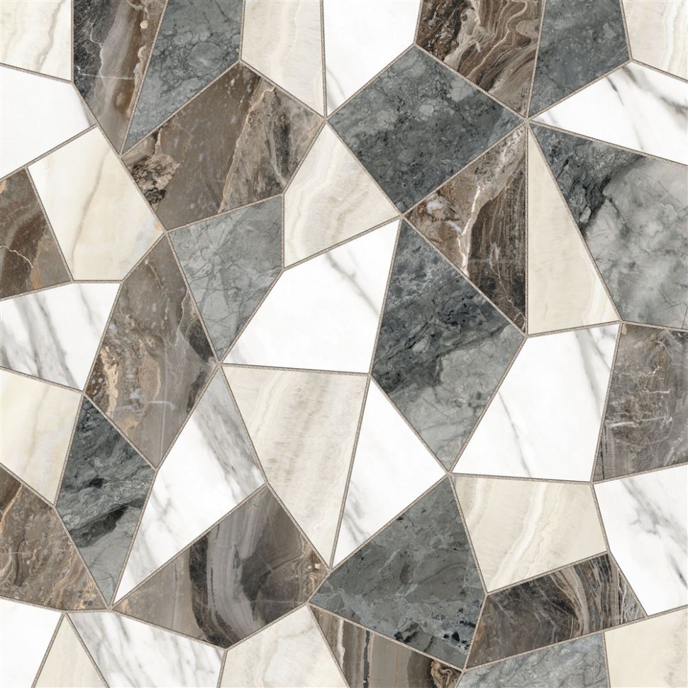 Керамогранит VITRA MarbleSet Декор Микс Терраццо Лаппато 60*60