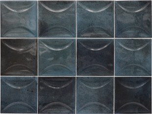 Плитка керамическая настенная 30023 HANOI ARCO Blue Night 10x10 см