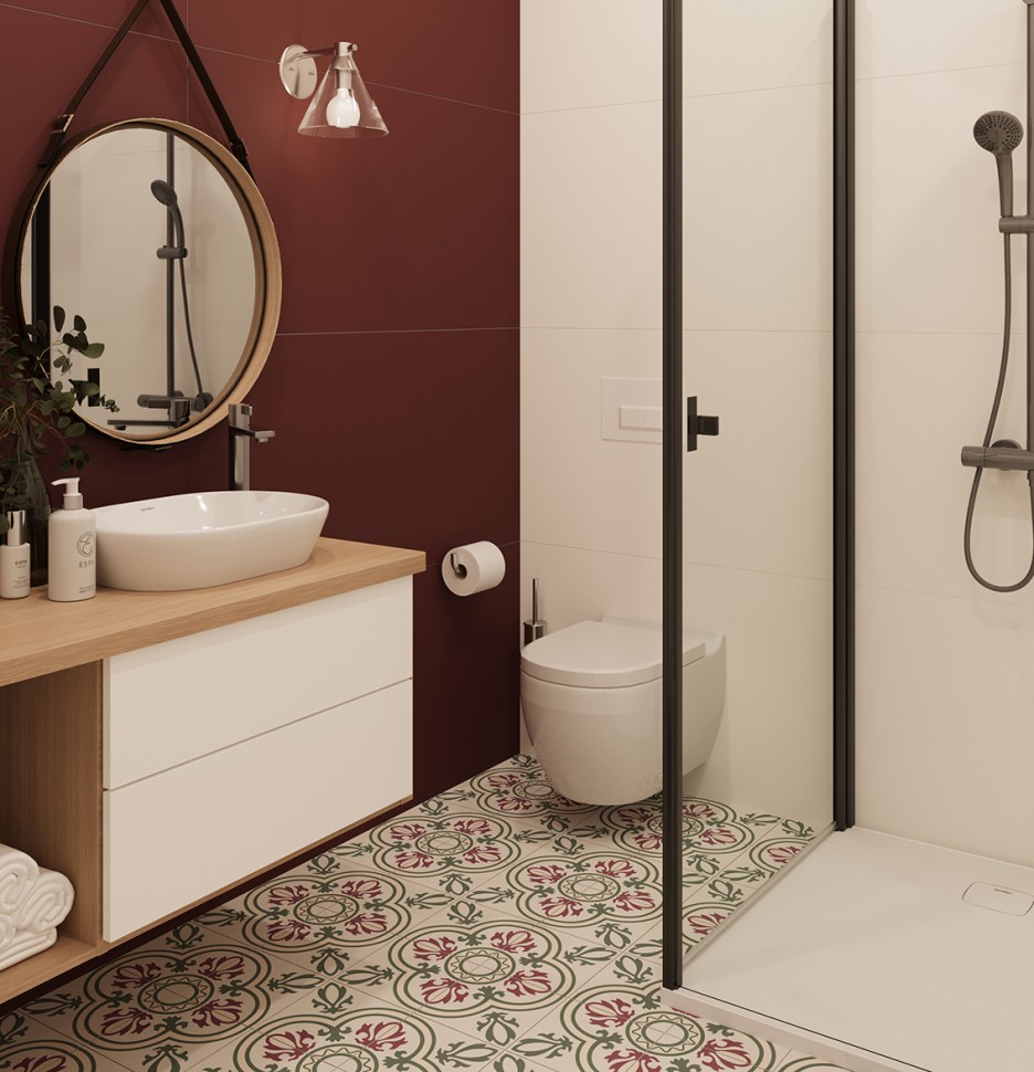 Керамогранит STAROSLIM MONOCOLOR ELITE RED WINE 60х120 5мм MATT