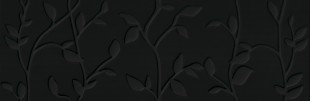 Плитка Meissen Keramik Winter Vine черный 29x89 WIN-WTA232
