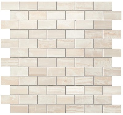 Мозаика S.O. Pure White Brick Mosaic 30,5*30,5 Глянeц