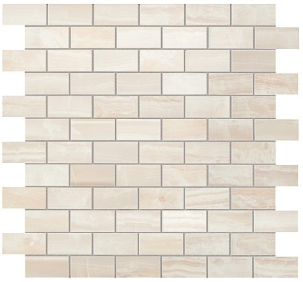 Мозаика S.O. Pure White Brick Mosaic 30,5*30,5 Глянeц
