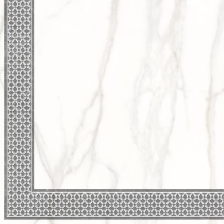 Керамогранит декор Каррара Нова 7346-0004 45х45 угол