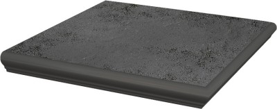 Semir Grafit ступень угловая с капиносом 33*33