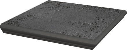 Semir Grafit ступень угловая с капиносом 33*33