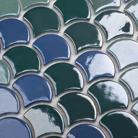 Стеклянная мозаика Soul GREEN MIX 30,7*31,7