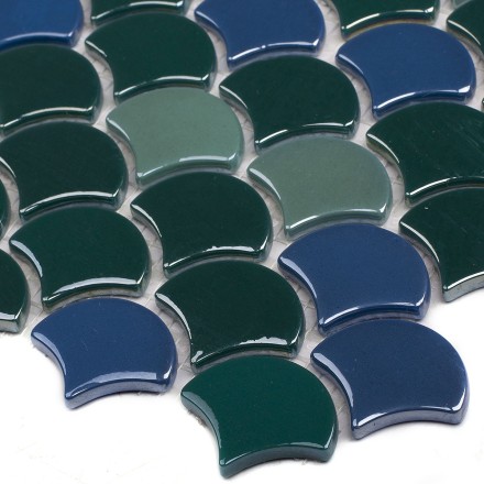 Стеклянная мозаика Soul GREEN MIX 30,7*31,7