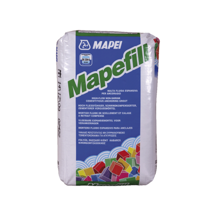 Безусадочная, быстротвердеющая бетонная смесь наливного типа MAPEFILL 25 кг
