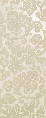 Декор Sinua Damask White 20x50 Lucida