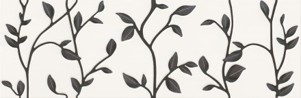 Настенная вставка Meissen Keramik Winter Vine белый 29x89 WIN-WID051