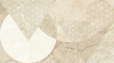 Настенная плитка декор Лиссабон 1045-0256 25x45 геометрия