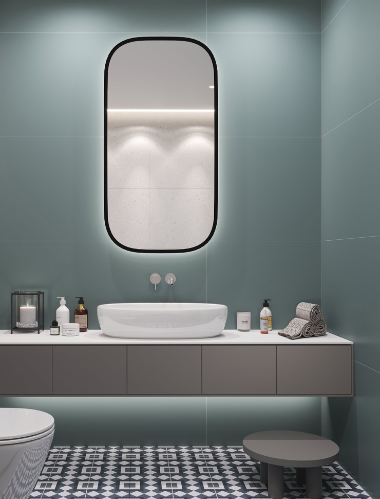 Керамогранит STAROSLIM MONOCOLOR ELITE TURQUOISE  60х120 5мм MATT 
