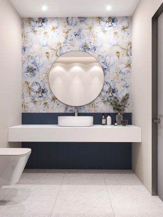 Керамогранит ELITE BLUEBELL DECOR A+B 60x120 MATT (2 шт в компл)