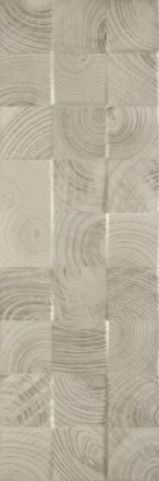 Плитка настенная DAIKIRI Wood Grys struktura Kostki 25*75