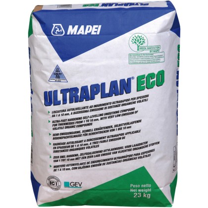 MAPEI ULTRAPLAN ECO Cамовыравнивающийся быстросхватывающийся состав  23кг