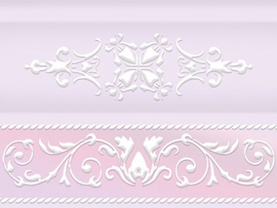 Бордюр объёмный Ирисы 15*20 арт.13-01-1-10-43-57-314-0