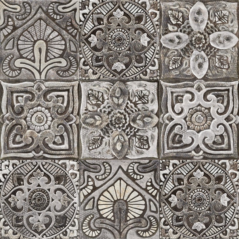 Настенная плитка Mandala Centro Mystikos 20x20 - Mainzu  