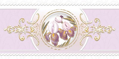Бордюр Ирисы 10*20 арт.  05-01-1-92-03-57-313-0