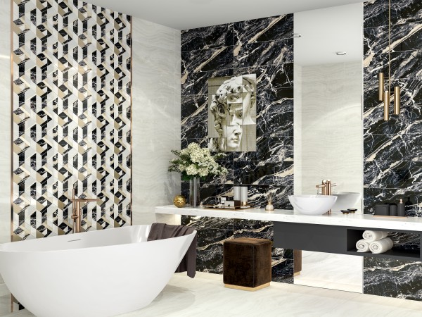 Коллекция плитки Eletto Ceramica Levanto Nero