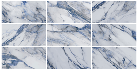 Гранит керамический полированный MARBLES CR.ARNO Azzurro 75*150 см