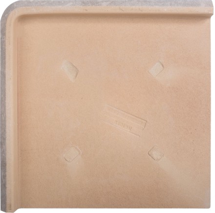 Exagres STONE Ступень угловая CARTABON GRIS 33х33х4