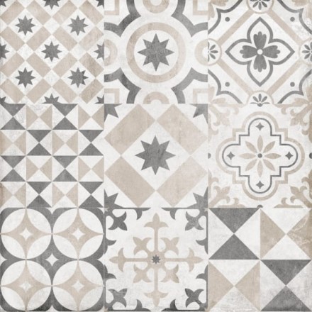 Керамогранит Цемент Стайл 7246-0005 (ст. арт. 6046-0359) 45x45 орнамент
