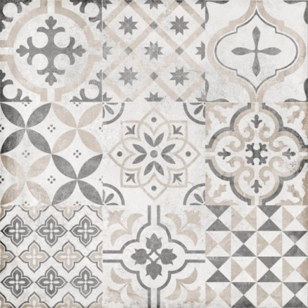 Керамогранит Цемент Стайл 7246-0005 (ст. арт. 6046-0359) 45x45 орнамент