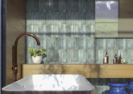 Настенная плитка Nautalis turquoise brillo 5x25 - Cifre Ceramica