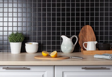 Керамическая мозаика 48х48 Black Matt 48х48