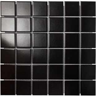 Керамическая мозаика 48х48 Black Matt 48х48