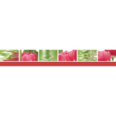 Фреш Бордюр керамический  7*50 "Тюльпаны" арт. 05-01-1-77-05-47-160-0