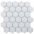 Керамическая мозаика Homework Hexagon small White Matt