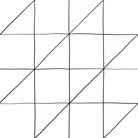 Керамогранит декор Домино 6032-0432 30х30 геометрия