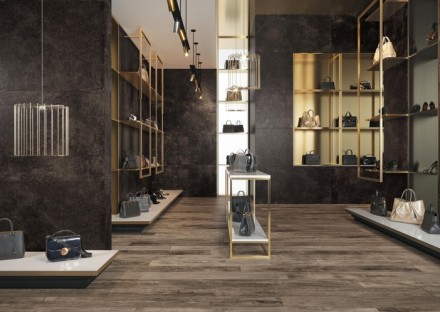 Керамогранит ICONIC Moka 20x160 Матовая