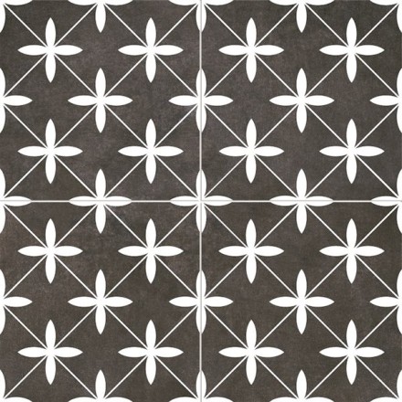 Напольная плитка DUAL GRES CHIC COLLECTION Poole Black 45*45