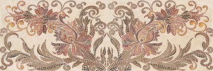 Плита керамическая Alevera beige decor 01 30*90