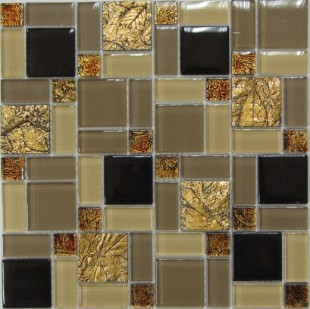 Стеклянная мозаика с керамикой Liberty -3 8*300*300