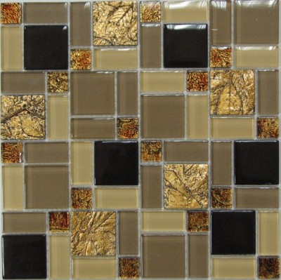 Стеклянная мозаика с керамикой Liberty -3 8*300*300