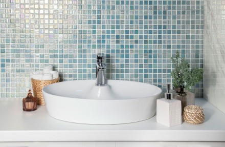 Стеклянная мозаика Fusion LIGHT GREEN