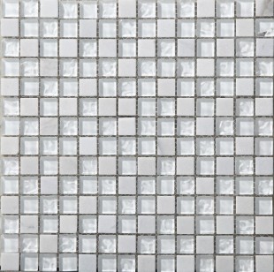 Стеклянная мозаика с керамикой Iceberg 8*300*300