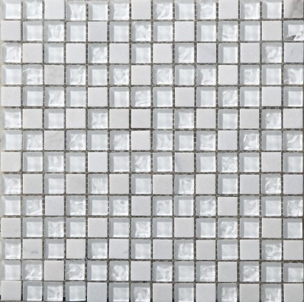 Стеклянная мозаика с керамикой Iceberg 8*300*300
