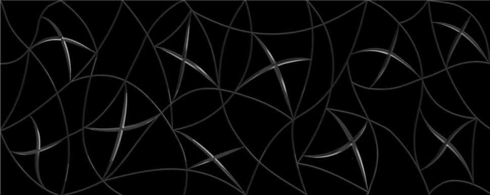 Декор Vela Nero Stella 20,1*50,5